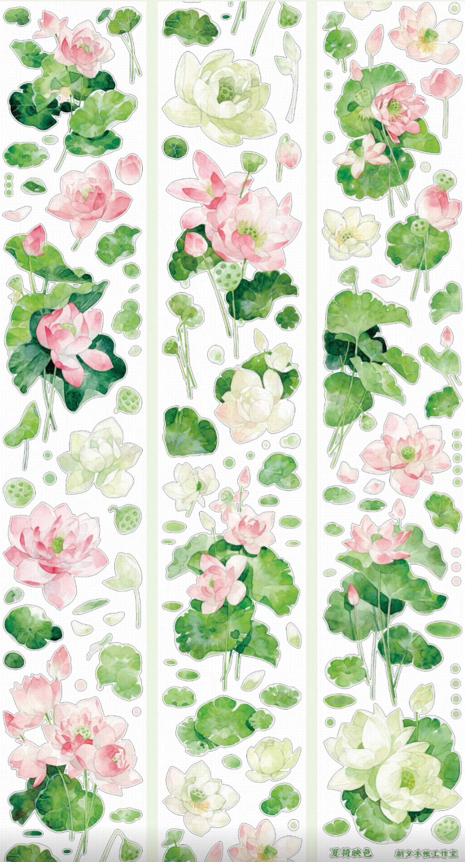 Flowers and plants PET Tape Stickers for Journaling,Scrapbooking,DIY
