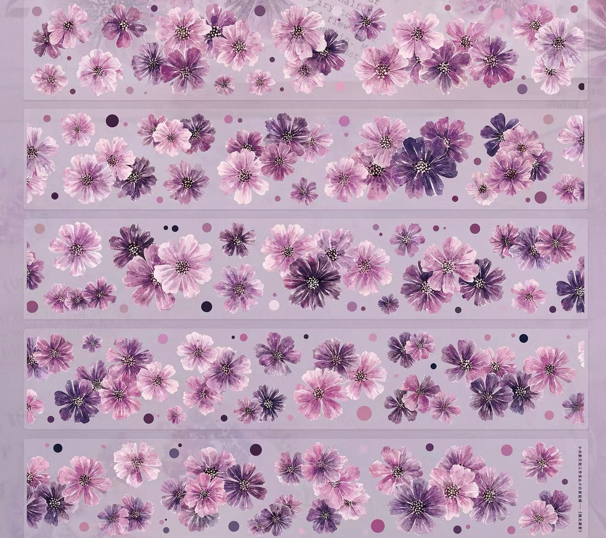 Flowers and plants PET Tape Stickers for Journaling,Scrapbooking,DIY