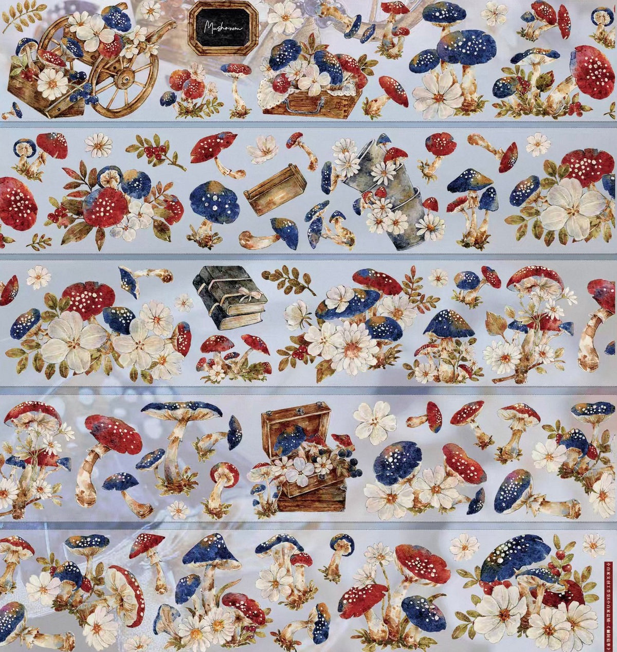 Flowers and plants PET Tape Stickers for Journaling,Scrapbooking,DIY