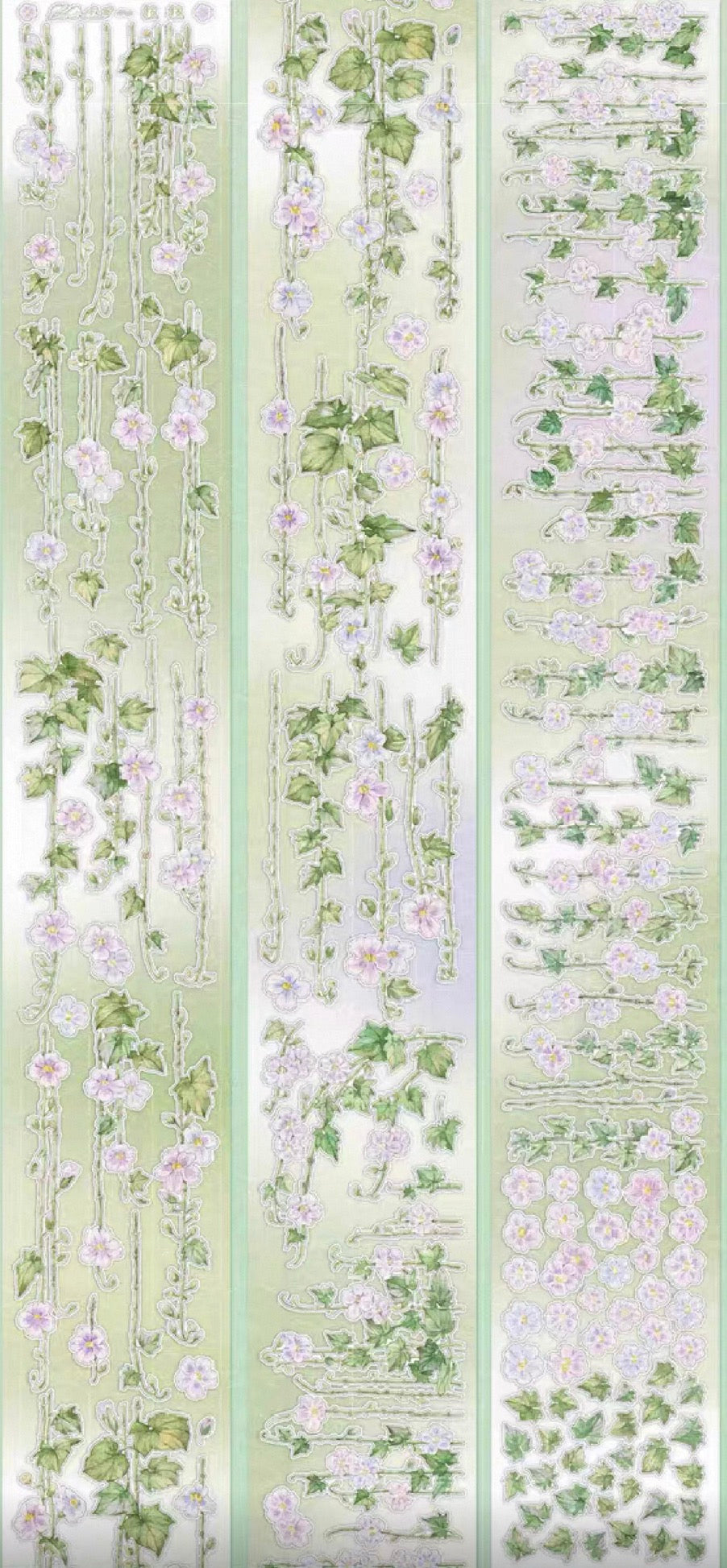 Flowers and plants PET Tape Stickers for Journaling,Scrapbooking,DIY