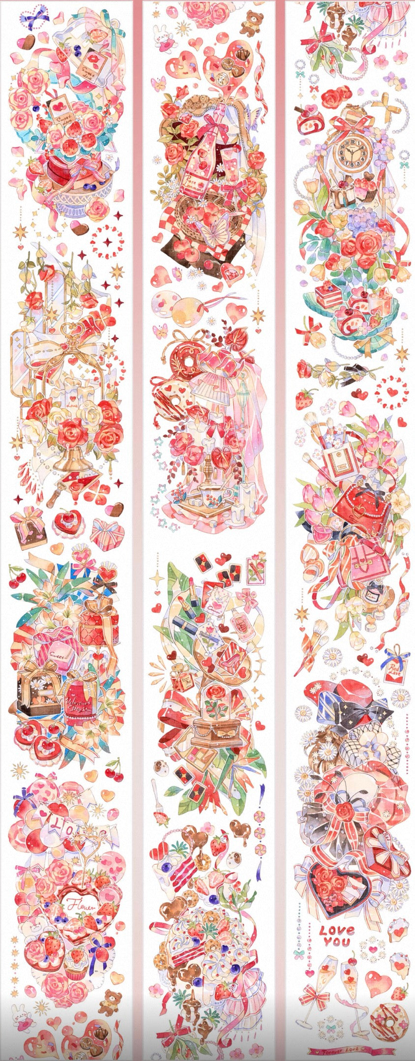 Animal and food PET Tape Stickers for Journaling,Scrapbooking,DIY